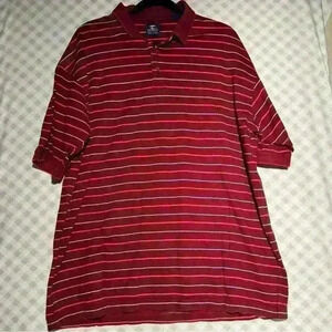 Vintage Pebble Beach Polo Shirt Mens Size XL Short Sleeve Golf 1/4 Button